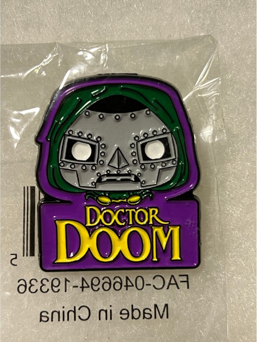 Marvel Collector Corps Funko Doctor Doom Pin 2019 NEW